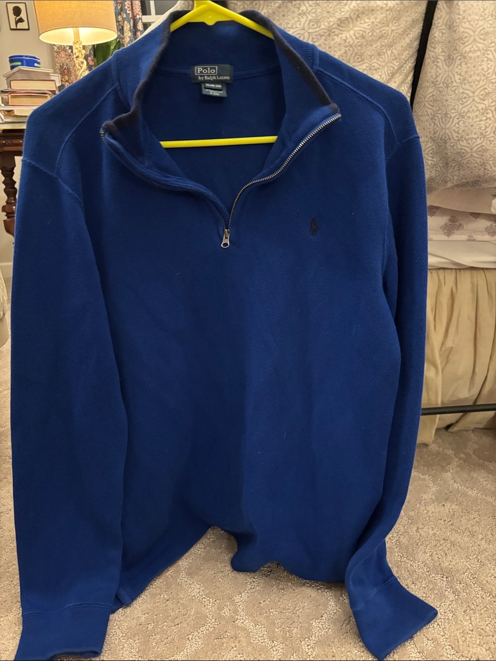 Polo by Ralph Lauren Deep Blue Half-Zip Sweater